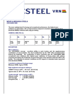Macsteel VRN - Wear Abrasion Steels - Creusabro 8000