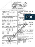 2do Examen  - PRIMERA OPORTUNIDAD Cepru - 2011 -.pdf