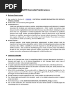 IR To INV Reservation Transfer Setup