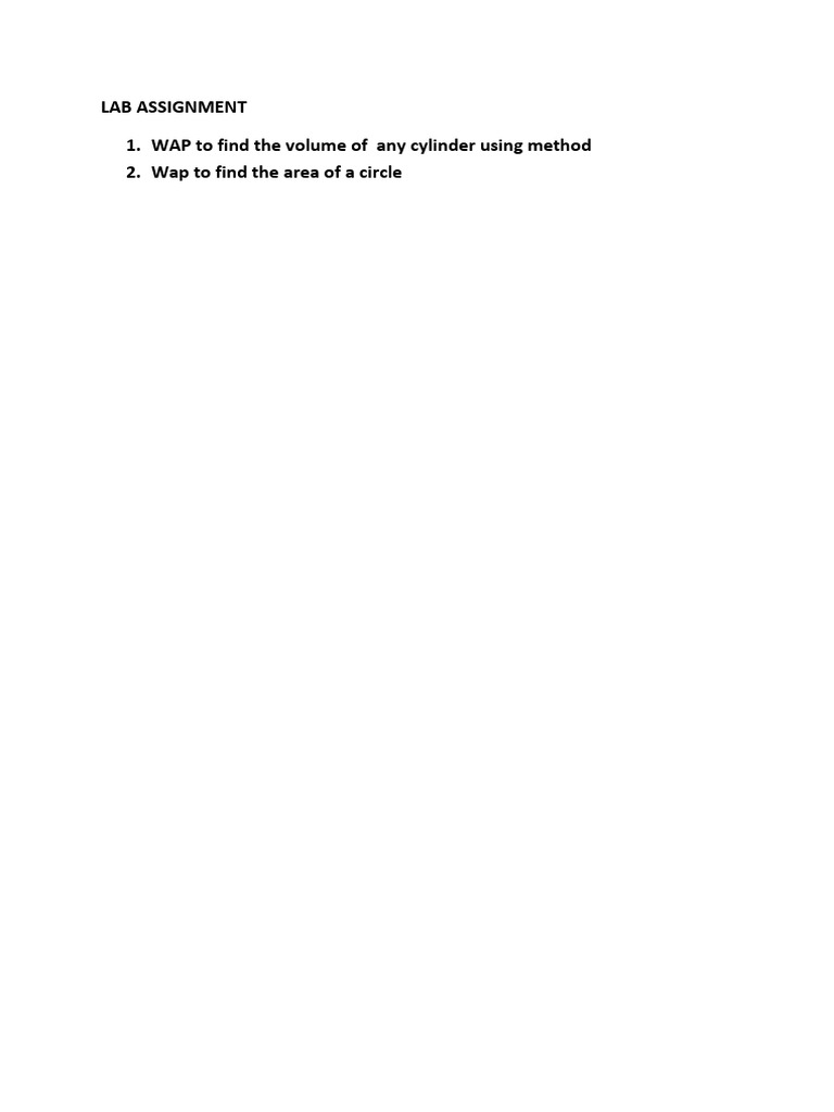 Volume and Area Calculation in Java | PDF | Computers