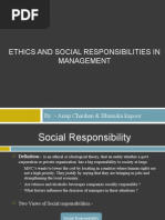 Ethics and Social Responibilities