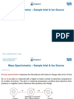 Mass - Spectrometry - Sample Inlet - Ion Source