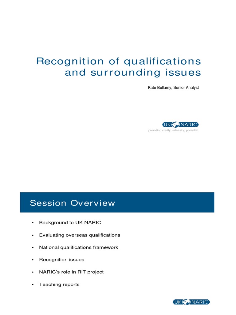 Understanding UK NARIC Qualifications | PDF | Diploma | Academic Degree