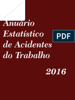 Anuário Estatístico de Acidentes de Trabalho (AEAT 2016)