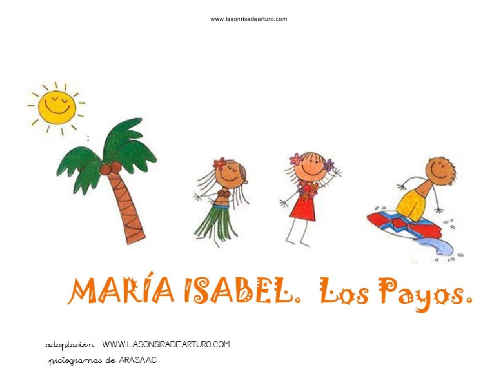 Canción María Isabel. Los Payos. Adaptada Con Pictogramas. | PDF