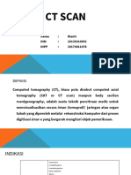 CT Scan: Nama: Rianti NIM: 20130310092 Nipp: 20174011078