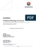 20180620 Ordinary Meeting Agenda 20 June 2018