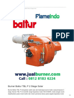 Jual Burner Baltur TBL P 2 Stage Solar