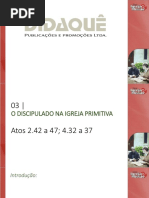 Lição 3 - Fazei Discípulos - Powerpoint