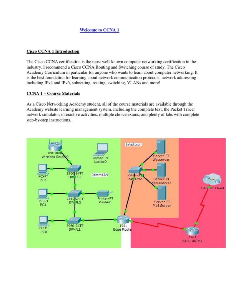 CCNA 1: Network Troubleshooting Guide | PDF | Osi Model | Computer Network