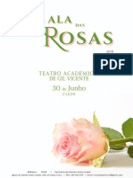 Cartaz Gala Das Rosas 2018