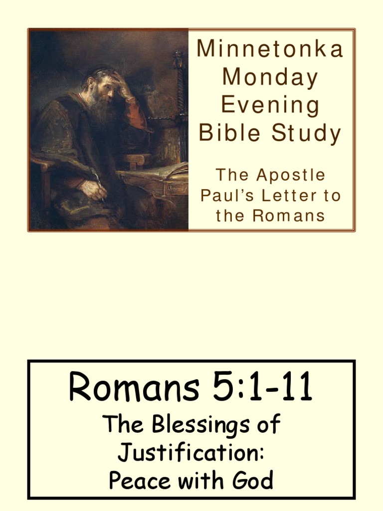 Romans 5:1-11 - Justification and Hope | PDF | Justification (Theology ...