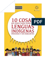 10 Cosas Que Debes Saber de Las Lenguas Indigenas