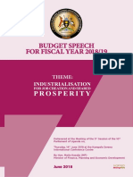 Uganda Budget Speech 2018