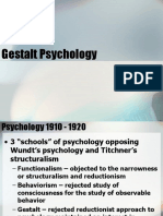 Gestalt Psychology