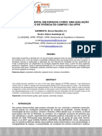 Qualidade ambiental em espaços livres universitários