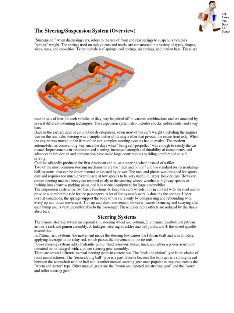 Steering System Components PDF Steering Tire