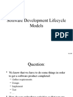 Handout-Software Lifecycle Models