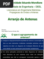 7. Arranjo de Antenas