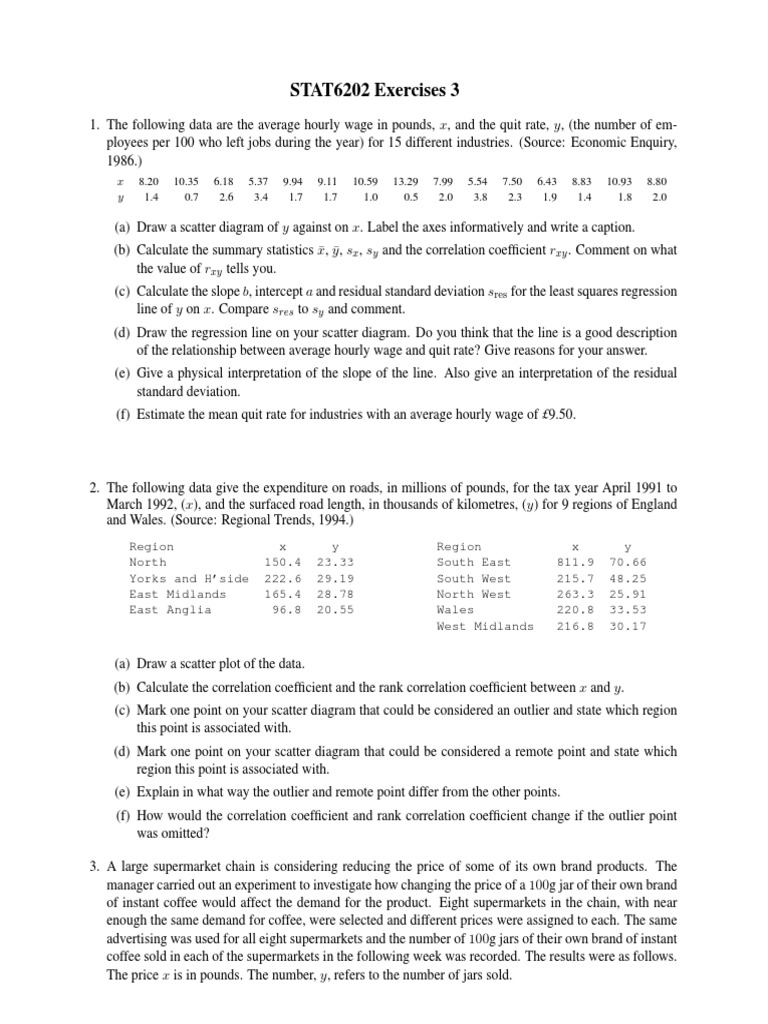 Statistical Analysis of Wage and Price Effects | PDF | Statistics ...
