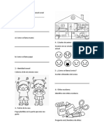 Examen Trimestral de Personal Social