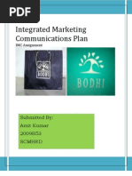 IMC/integrated Marketing Communications Plan For Apparel Brand Bodhi