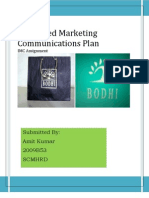 IMC/integrated Marketing Communications Plan For Apparel Brand Bodhi