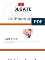 CELPIP Speaking Test Part 4: Talking About Personal Experiences