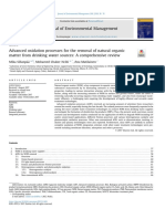 Advanced Oxidation Processes For The Removal of Natural Organic Matter From Drinking Water Sources