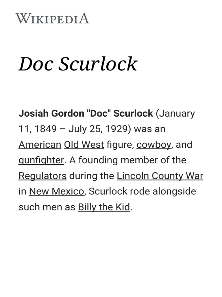 Scurlock Wikipedia PDF American Pioneers People Associated With