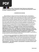 o Despertar de Um Dom