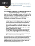 2018 06 14 Oig Report Press Release