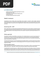 Sysmex Hematology Quality Control Guide | PDF | Nature