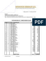 Cotizacion Castillo Cat 950