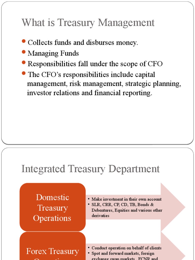Treasury Management Ppt - 