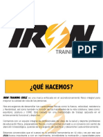 Entrenamiento integral IRON para mejorar tu calidad de vida