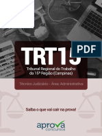 Temas Mais Cobrados Trt15