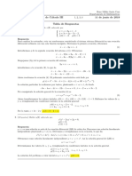 Corrección Examen Final Ecuaciones Diferenciales, 11 de junio de 2018