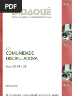 Lição 10 - Fazei Discípulos - Powerpoint