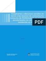 Imaginarios y Discursos Sociales en Torno A Las Razones de Consumo/no Consumo de MARIHUANA