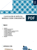 Clasificación de depósitos minerales según Schneiderhohn