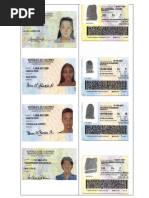 Plantilla Cedula de Colombia para Editar en PDF | PDF