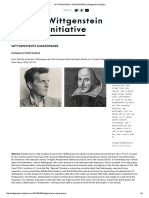 Wittgenstein’s Shakespeare _ Wittgenstein Initiative