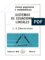 Sistemas de Ecuaciones Lineales - Skorniakov