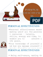 Personal Effectiveness: Achieving Goals Through Self-Awareness