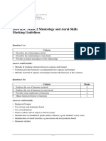 2014 HSC Music 2 Musicology and Aural Skills Marking Guidelines