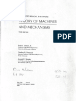 Theory of Machines and Mechanisms 3rd Ed Solutions CH 1 4 PDF