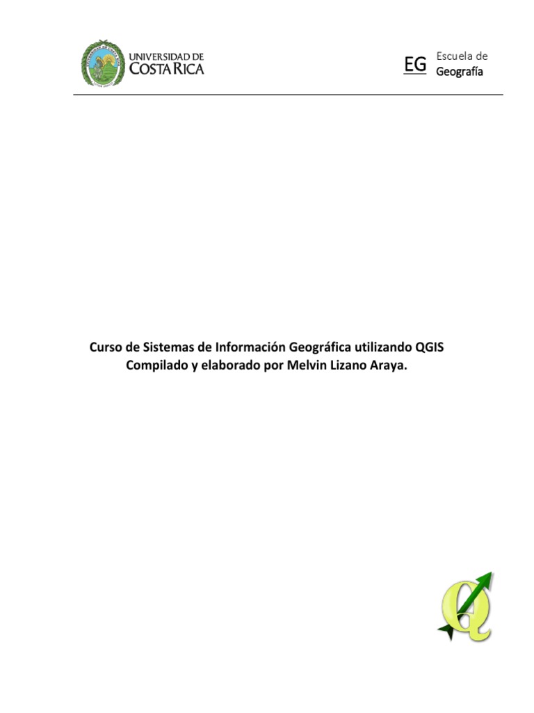 Manual Curso Qgis Pdf Pdf Sistema De Información Geográfica Mapa