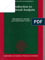 Introduction To Functional Analysis