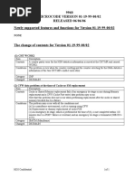 9960 MICROCODE VERSION 01-19-99-00/02 RELEASED 06/06/06 Newly Supported Features and Functions For Version 01-19-99-00/02